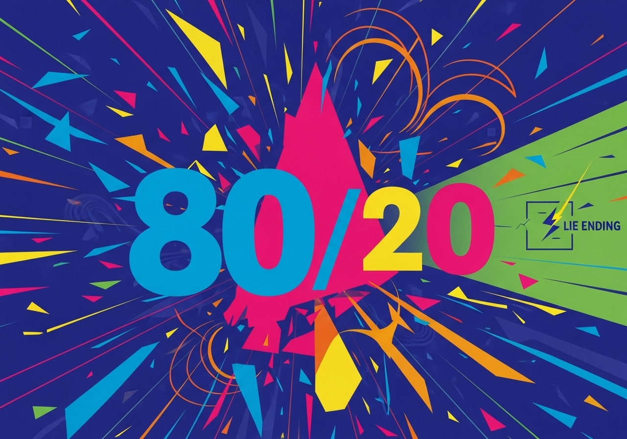 Schluss mit der Effizienz-Lüge: Die 80/20-Regel für radikalen Fokus im Vertrieb